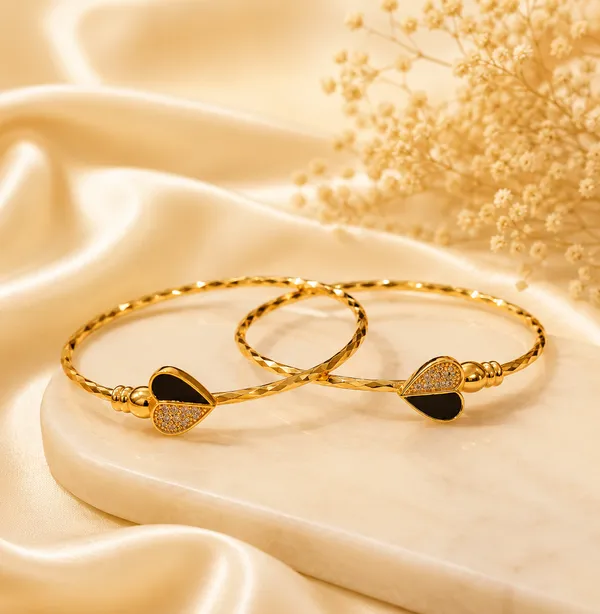 Premium_Black_Heart_Charm_Gold_Plated_Bracelet_Set_for_Women_&_Girls_|_Anti_Tarnish_|_Designer_Fashion_Bracelet_(Pack_of_2)