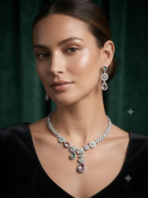 Radiant_Blossom_AD_Necklace_Set_with_Pastel_Drops