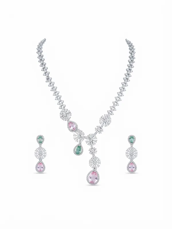 Radiant_Blossom_AD_Necklace_Set_with_Pastel_Drops