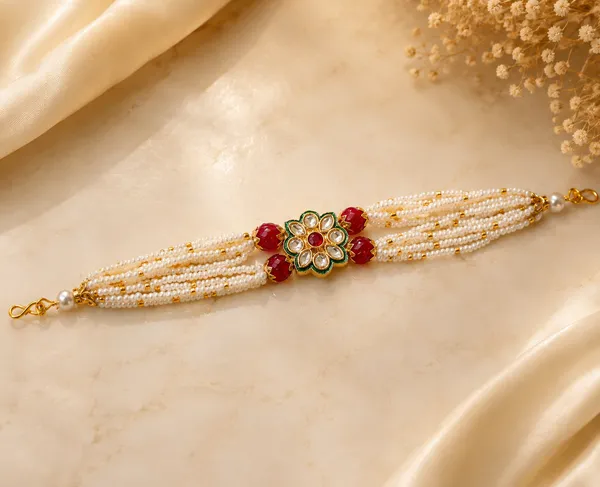 Red_Kundan_Pearl_Bracelet_for_Women_|_Floral_Designer_Pearl_Bracelet_|_Traditional_Ethnic_Jewellery