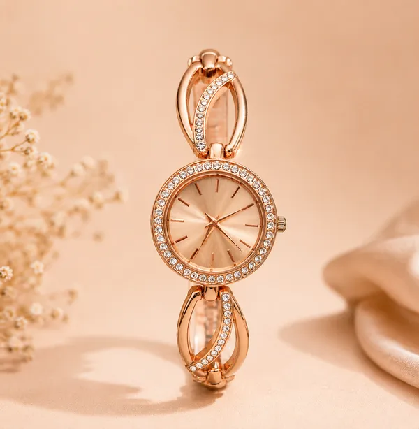 Rose_Gold_Infinity_Crystal_Women's_Analog_Watch