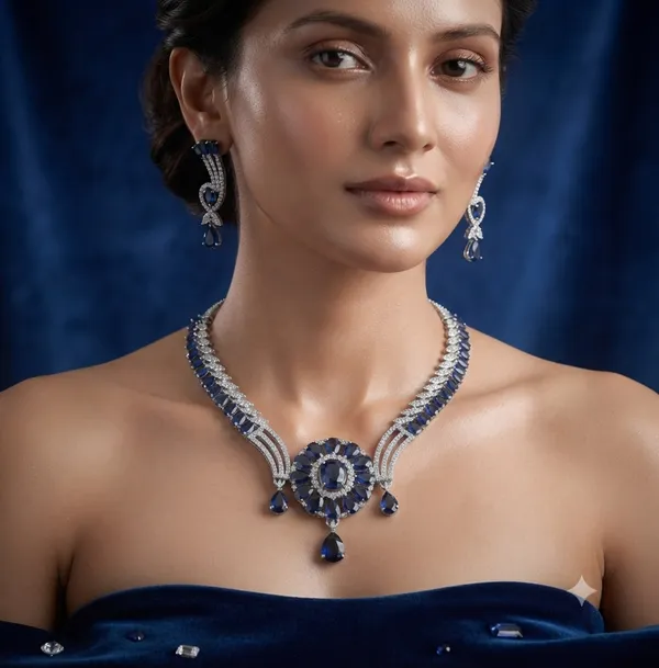Royal_Blue_AD_Stone_Necklace_Set