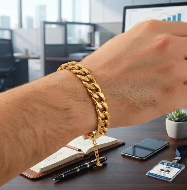 Royal_Cuban_Link_Gold_Plated_Men's_Bracelet