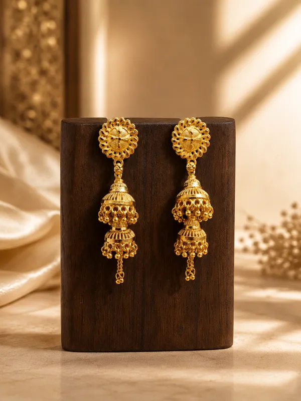 Royal_Heritage_Double_Layer_Jhumki_Earrings