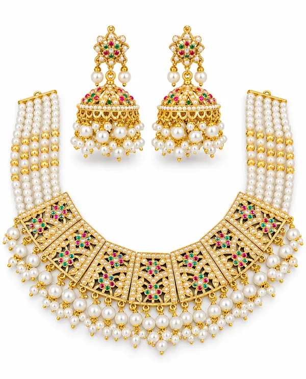 Royal_Multicolor_Artificial_Jadau_Bridal_Jewellery_Set_with_Pearl_Beads