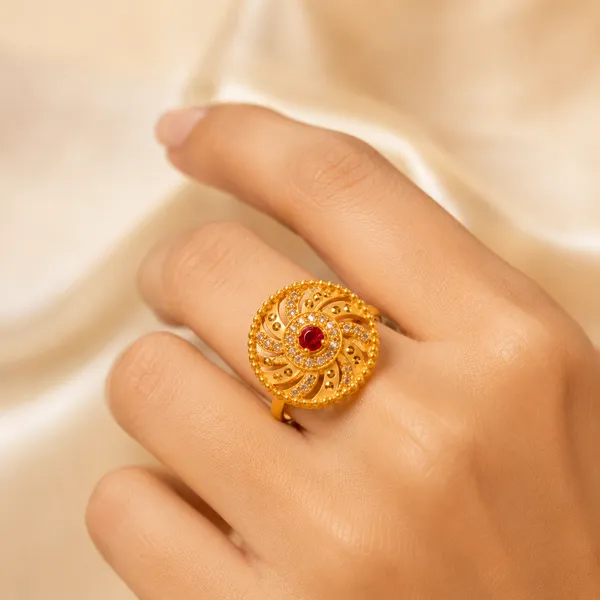 Royal_Pink_Solitaire_1_Gram_Gold_Plated_Ring_for_Women_|_Elegant_Gold_Finish_Pink_Stone_Fashion_Ring_|_Premium_Party_Wear_Jewellery