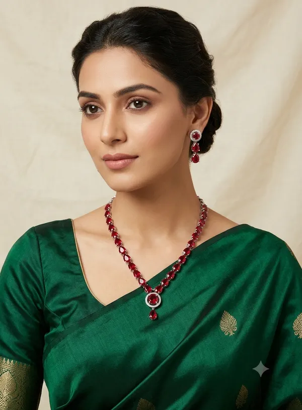 Ruby_Red_Teardrop_AD_Necklace_Set