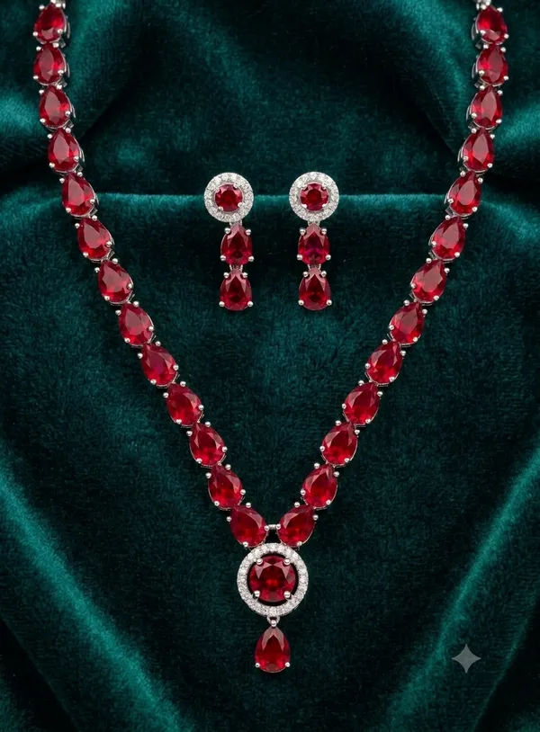 Ruby_Red_Teardrop_AD_Necklace_Set