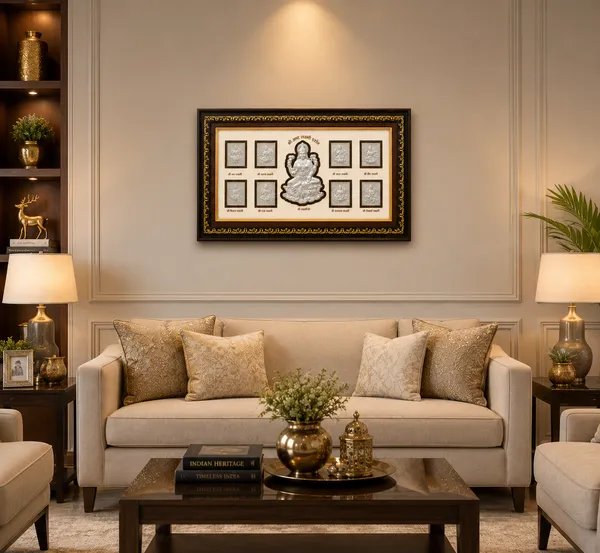 Silver_Plated_Ashta_Lakshmi_Divine_Wall_Frame
