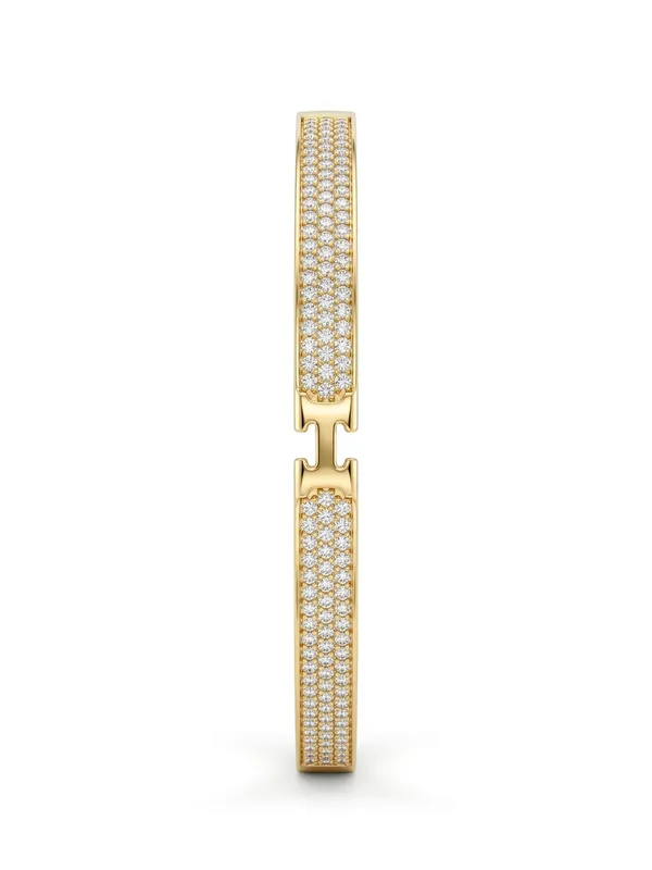 Gold_Tone_Pave_Diamond_Hinged_Bracelet_For_Women