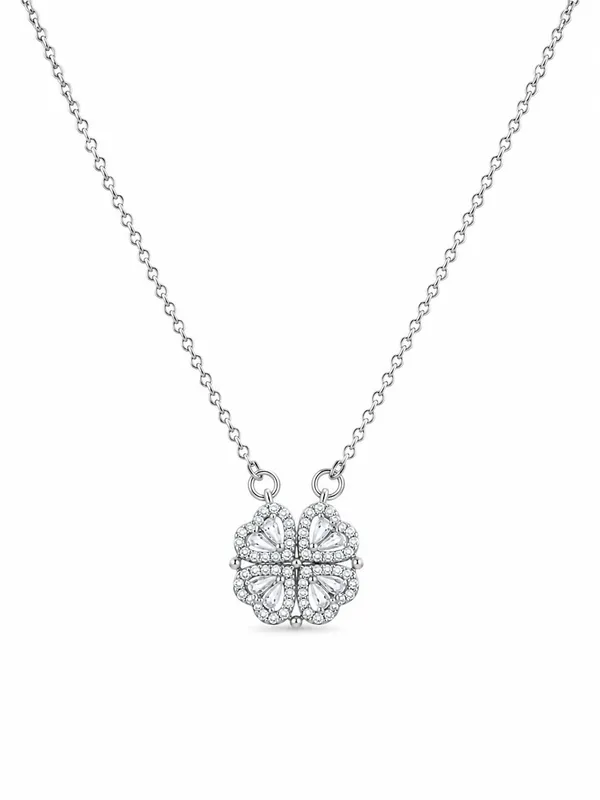 Sterling_Silver_Cubic_Zirconia_Floral_Pendant_Necklace_For_Women