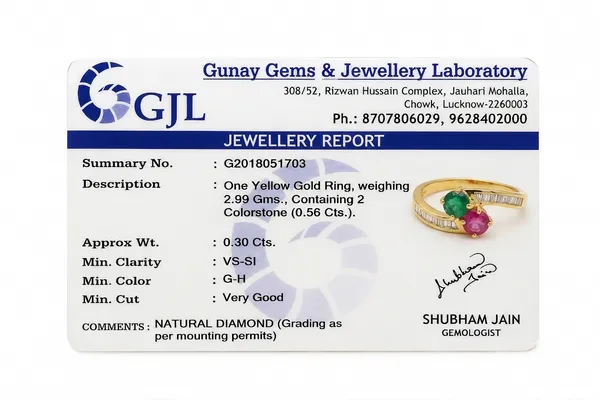 18K_Yellow_Gold_Diamond_&_Emerald_Ruby_Ring_–_2.99g_Natural_Diamond_Designer_Ring