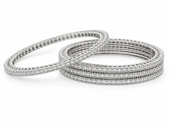 Silver-Toned_Embellished_Bangle