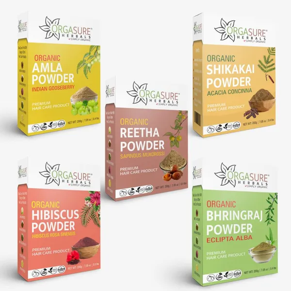 Amla_Reetha_Shikakai_Bhringraj_And_Hibiscus_Powder_For_Hair_Care_Combo_Pack_Of_5_Each_200_G