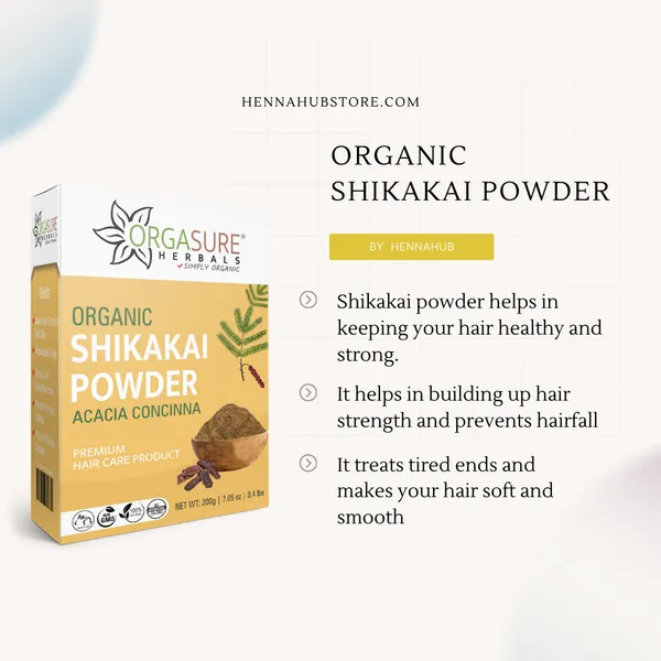 Orgsaure_Organic_Shikakai_Powder_For_Hair_Acacia_Concinna_200_G_Pack_Of_3