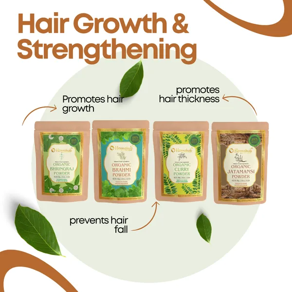 Hennahub_Amla_Reetha_Shikakai_Bhringraj_Hibiscus_Methi_Henna_Indigo_Neem_Brahmi_Curry_Leaves_Jatamansi_Aloevera_Powder_With_Iron_Bowl_Combo_Pack_Of_13_Double_Filtered_1300_G