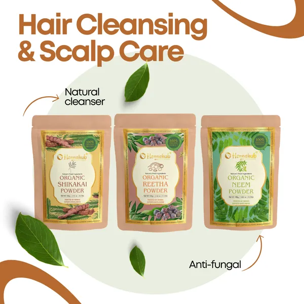 Hennahub_Amla_Reetha_Shikakai_Bhringraj_Hibiscus_Methi_Henna_Indigo_Neem_Brahmi_Curry_Leaves_Jatamansi_Aloevera_Powder_With_Iron_Bowl_Combo_Pack_Of_13_Double_Filtered_1300_G