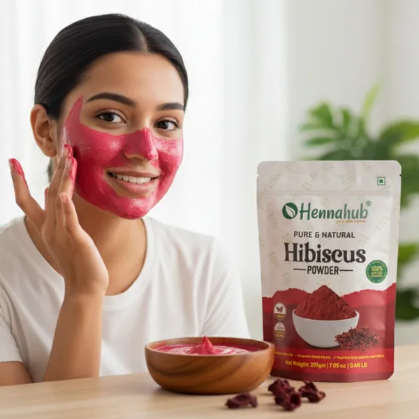 Hennahub_Hibiscus_Powder_200_Gm_For_Hair_Skin_Care_Hibiscus_Rosa_Sinensis_Pack_Of_2