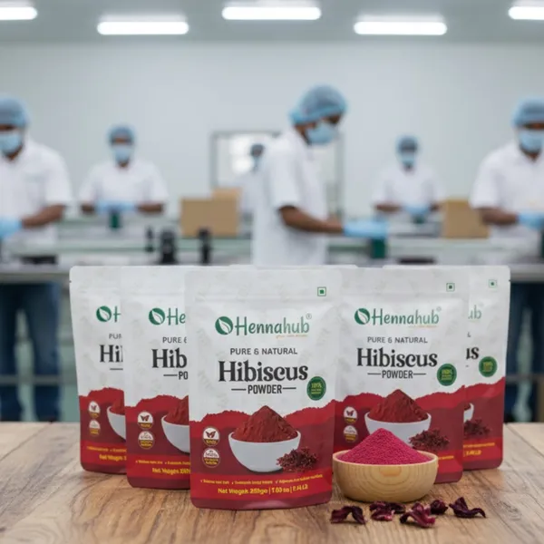 Hennahub_Hibiscus_Powder_200_Gm_For_Hair_Skin_Care_Hibiscus_Rosa_Sinensis_Pack_Of_2