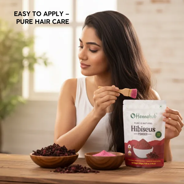 Hennahub_Hibiscus_Powder_200_Gm_For_Hair_Skin_Care_Hibiscus_Rosa_Sinensis_Pack_Of_2