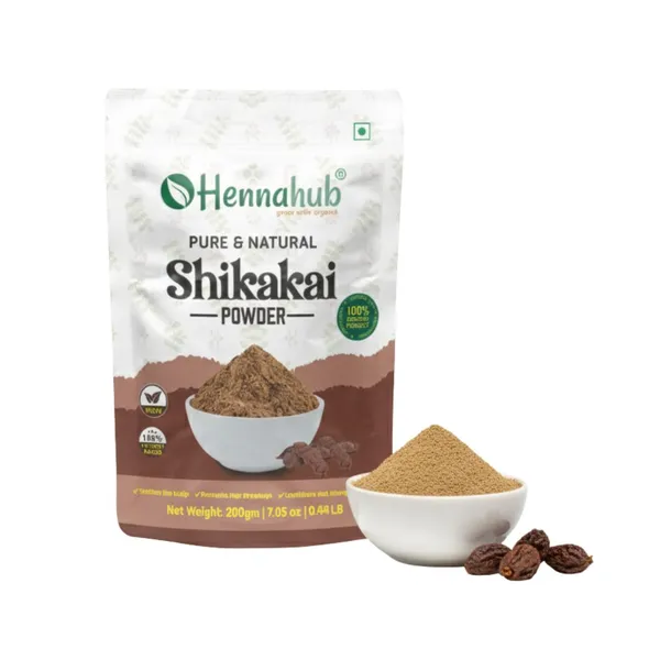 Hennahub_Shikakai_Powder_For_Gentle_Hair_Care_And_Natural_Shine_200_Gm_Pack_Of_2