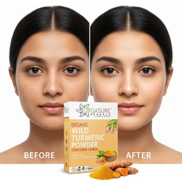 Orgasure_Herbal_Wild_Turmeric_Amba_Haldi_Powder_200_Gm_Pack_Of_2