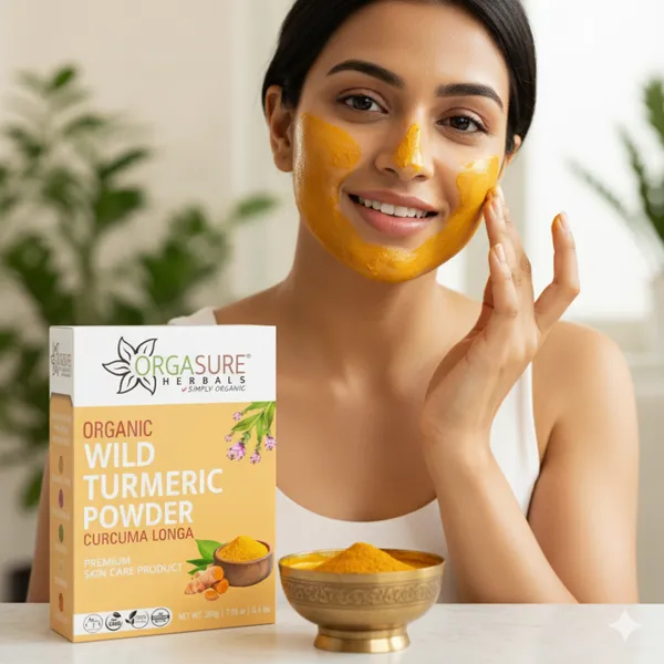 Orgasure_Herbal_Wild_Turmeric_Amba_Haldi_Powder_200_Gm_Pack_Of_2