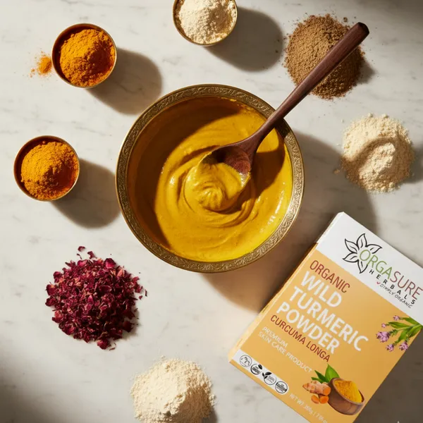 Orgasure_Herbal_Wild_Turmeric_Amba_Haldi_Powder_200_Gm_Pack_Of_2