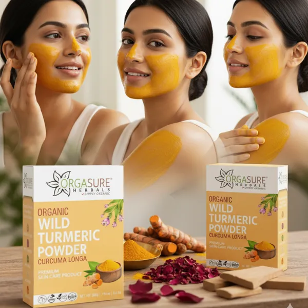 Orgasure_Herbal_Wild_Turmeric_Amba_Haldi_Powder_200_Gm_Pack_Of_2
