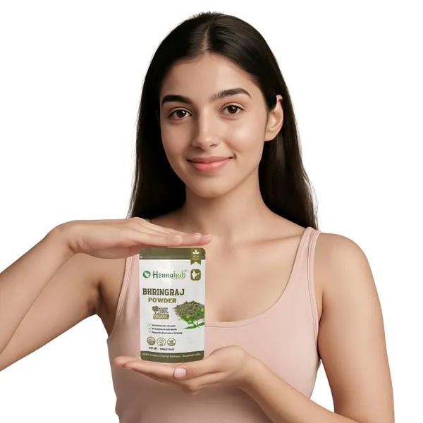 Hennahub_Herbal_Powder_Bhringraj_Powder_100_Gm_Pack_Of_3
