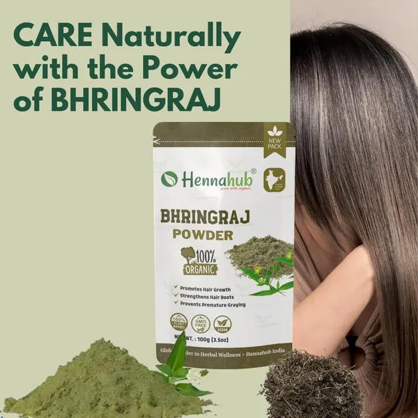 Hennahub_Herbal_Powder_Bhringraj_Powder_100_Gm_Pack_Of_3