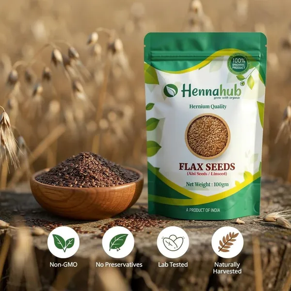 Hennahub_Premium_Flax_Seeds_100_G_Raw_Unroasted_Omega_3_Rich_Superfood_High_Fibre_Plant_Protein_Gluten_Free_Seeds_For_Salads_Smoothies_Baking_Daily_Nutrition_Pack_Of_2