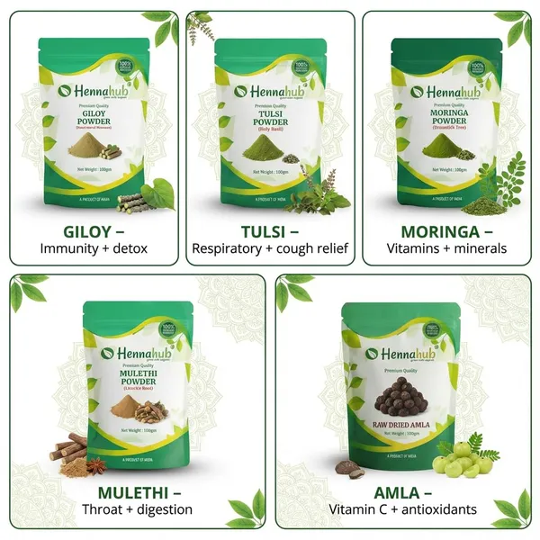 Hennahub_Advanced_Immunity_Booster_Combo_Giloy_Tulsi_Moringa_Mulethi_Powder_Raw_Dried_Amla_Pack_Of_5_Energy_Antioxidants_Natural_Immunity_Ayurvedic_Wellness_Pack