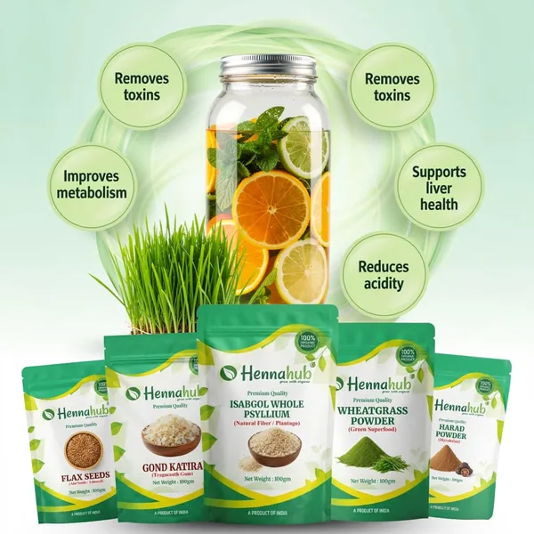 Hennahub_Complete_Digestive_Wellness_Combo_Isabgol_Husk_Harad_And_Wheatgrass_Powder_Flax_Seeds_Gond_Katira_Pack_Of_5_100_G_Gut_Health_Digestion_Detox_Constipation_Relief_Daily_Fibre_Support