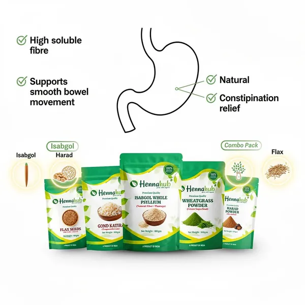 Hennahub_Complete_Digestive_Wellness_Combo_Isabgol_Husk_Harad_And_Wheatgrass_Powder_Flax_Seeds_Gond_Katira_Pack_Of_5_100_G_Gut_Health_Digestion_Detox_Constipation_Relief_Daily_Fibre_Support