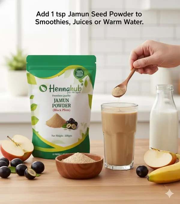 Hennahub_Jamun_Seed_Powder_Food_Grade_100_Gm_Pack_100_Natural_Syzygium_Cumini_Seed_Powder_Plant_Based_Ingredient_For_Smoothies_Juices_Pack_Of_2