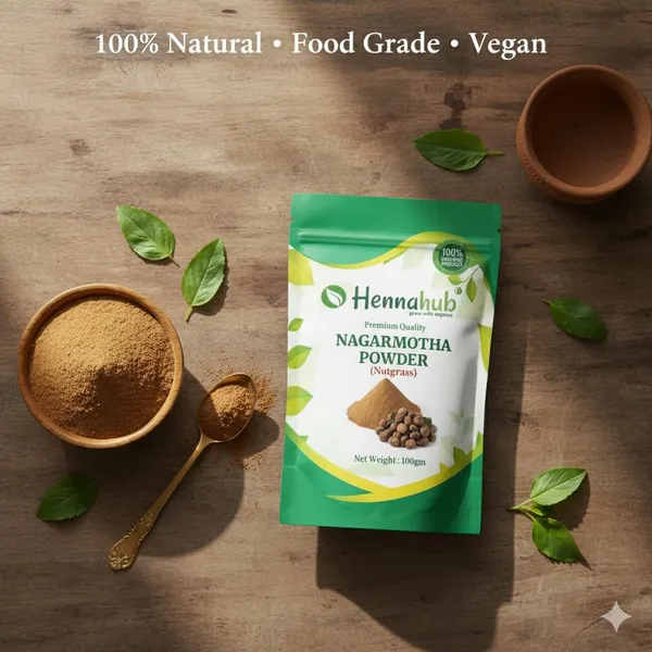 Hennahub_Nagarmotha_Powder_Food_Grade_100_Gm_Pack_100_Natural_Cyperus_Scariosus_Root_Powder_Traditional_Herbal_Ingredient_For_Teas_Blends_Pack_Of_2