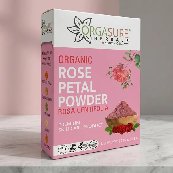Orgasure_Rose_Petals_Powder_For_Skin_Care_Rosa_Indica_200_G_Pack_Of_3