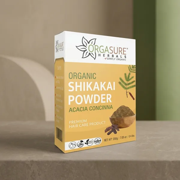 Orgsaure_Organic_Shikakai_Powder_For_Hair_Acacia_Concinna_200_G_Pack_Of_3