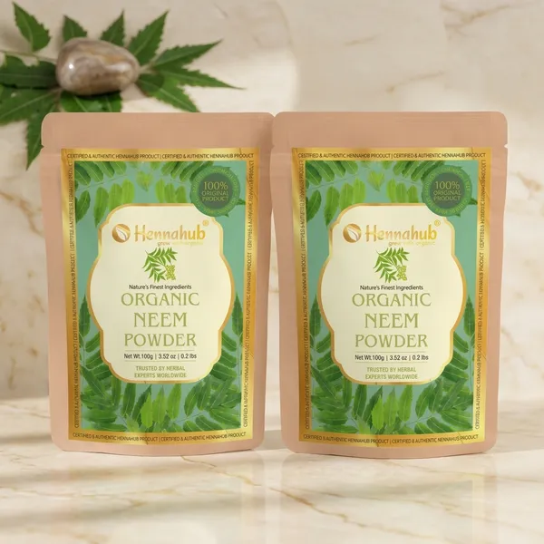 Hennahub_Gold_Neem_Powder_For_Detoxifying_Skin_And_Promoting_Hair_Growth_Double_Filtered_100_G_Pack_Of_2