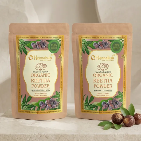 Hennahub_Gold_Reetha_Powder_For_Natural_Hair_Cleansing_And_Scalp_Health_Soapnut_Double_Filtered_100_G_Pack_Of_2