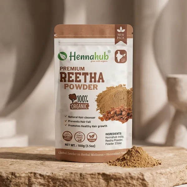 Hennahub_Premium_Reetha_Powder_For_Natural_Hair_Cleansing_And_Scalp_Health_Soapnut_100_G_Pack_Of_2
