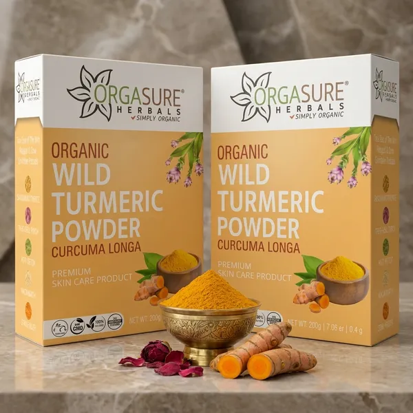 Orgasure_Herbal_Wild_Turmeric_Amba_Haldi_Powder_200_Gm_Pack_Of_2