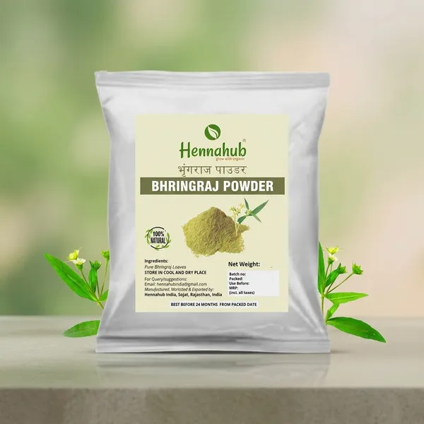 Hennahub_Natural_Haircare_Powder_Bhringraj_Powder_1_Kg_Pack