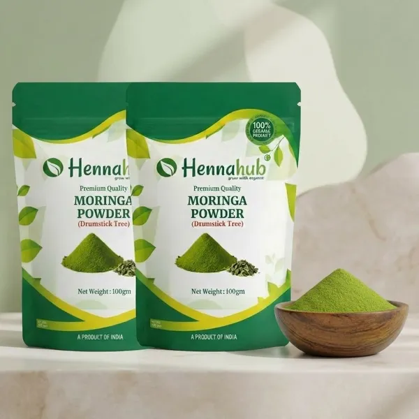 Hennahub_Moringa_Powder_Food_Grade_100_Gm_Pack_100_Pure_Moringa_Oleifera_Leaf_Powder_Natural_Green_Superfood_For_Smoothies_Juices_Cooking_Pack_Of_2