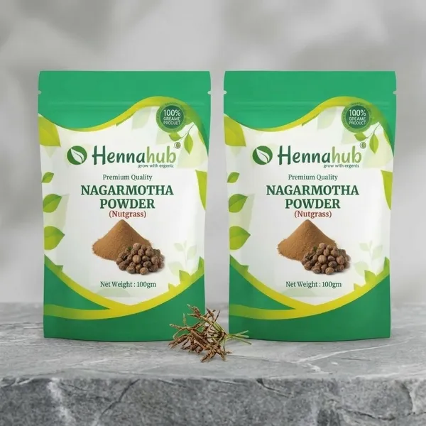 Hennahub_Nagarmotha_Powder_Food_Grade_100_Gm_Pack_100_Natural_Cyperus_Scariosus_Root_Powder_Traditional_Herbal_Ingredient_For_Teas_Blends_Pack_Of_2