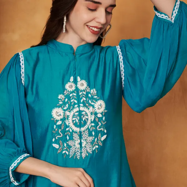 Blue_Cotton_And_Polyester_Balloon_Sleeve_Embroidered_Co-Ord_Set_For_Women