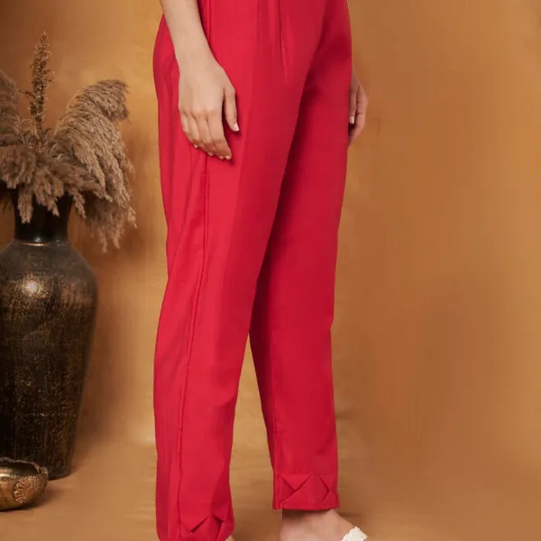 Red_Cotton_And_Polyester_Balloon_Sleeve_Embroidered_Co-Ord_Set_For_Women