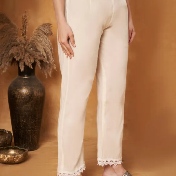 Cream_Polyester_Organza_A-Line_Embroidered_Suit_Set_With_Dupatta_For_Women