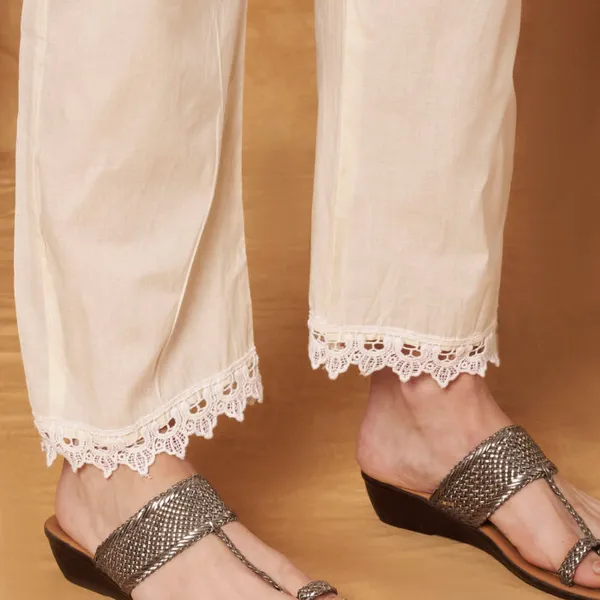 Cream_Polyester_Organza_A-Line_Embroidered_Suit_Set_With_Dupatta_For_Women
